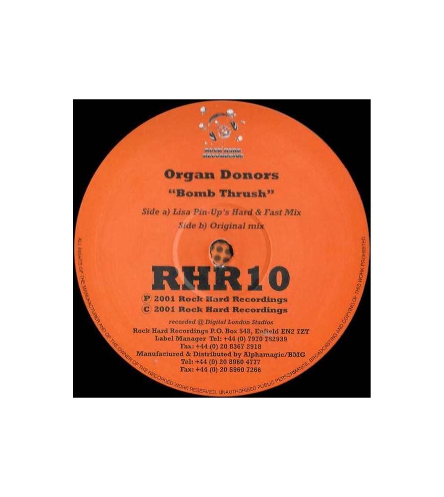The Organ Donors ‎– Bomb Trush 