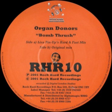 The Organ Donors ‎– Bomb Trush 