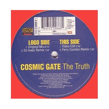 Cosmic Gate ‎– The Truth (DANCE FACTORY)