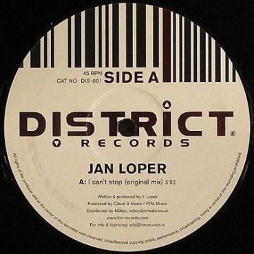 Jan Loper ‎– I Can't Stop
