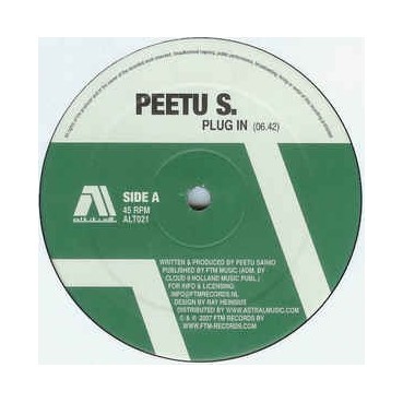 Peetu S. ‎– Plug In / Rio Avenue / Bigger Palace 
