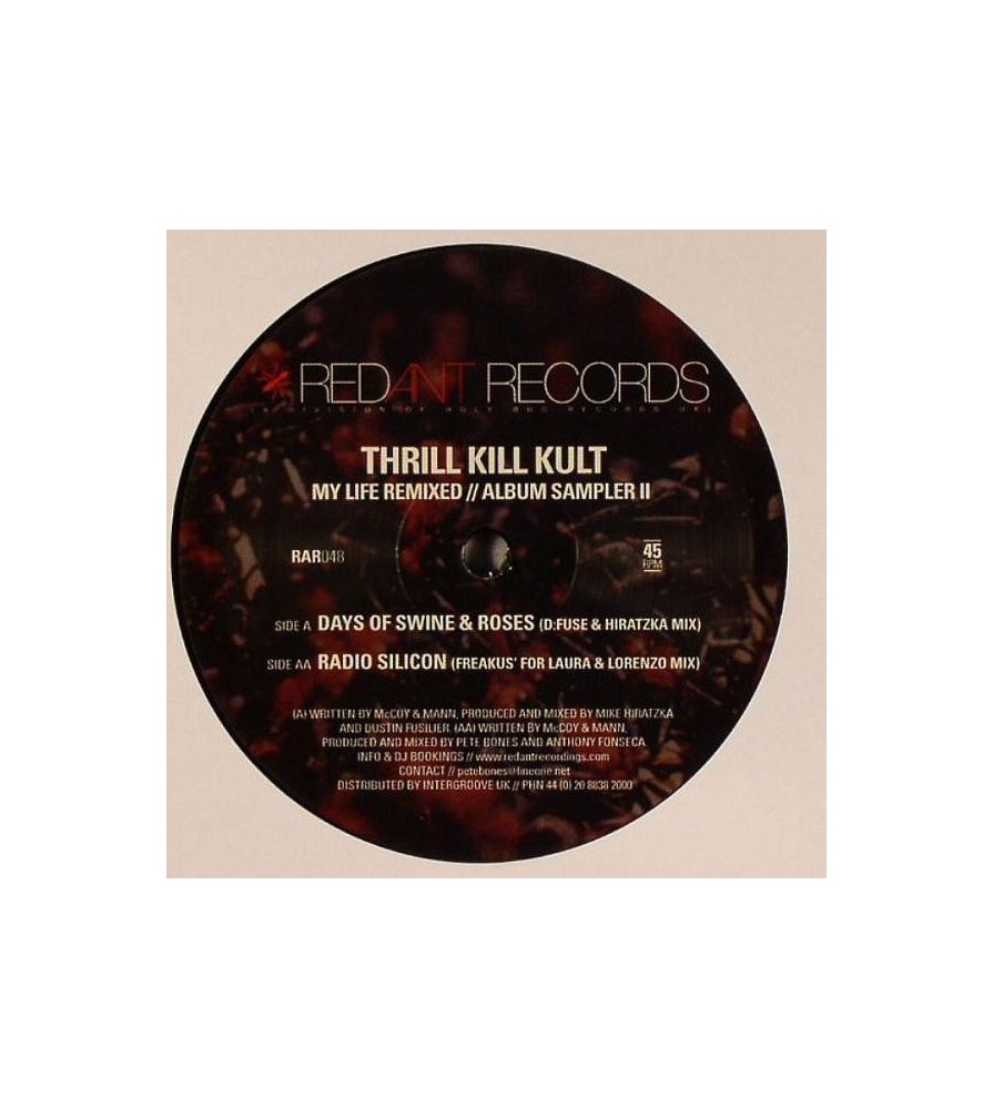 My Life With The Thrill Kill Kult ‎– My Life Remixed (Album Sampler II)