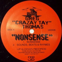 Greg "Crazay Tay" Thomas ‎– Nonsense 