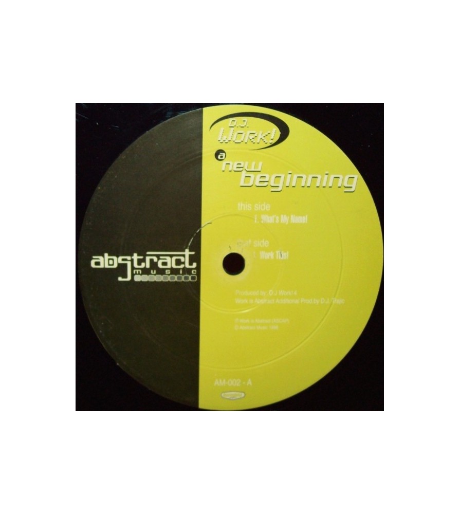 DJ Work ‎– A New Beginning 