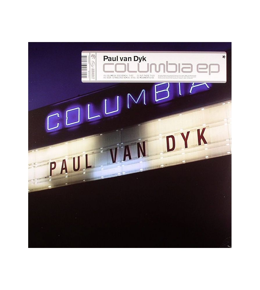 Paul van Dyk ‎– Columbia EP 