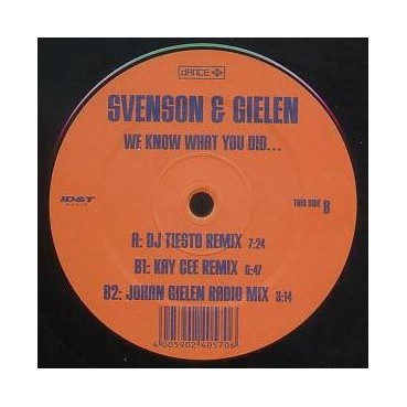 Svenson & Gielen – We Know What You Did (DANCE FACTORY) Svenson & Gielen – We Know What You Did (DANCE FACTORY)
