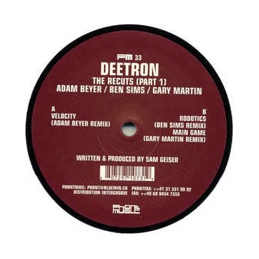Deetron ‎– The Recuts (Part 1) 