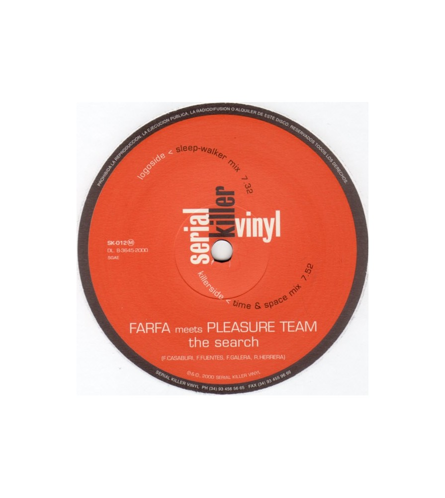 Farfa Meets Pleasure Team ‎– The Search 
