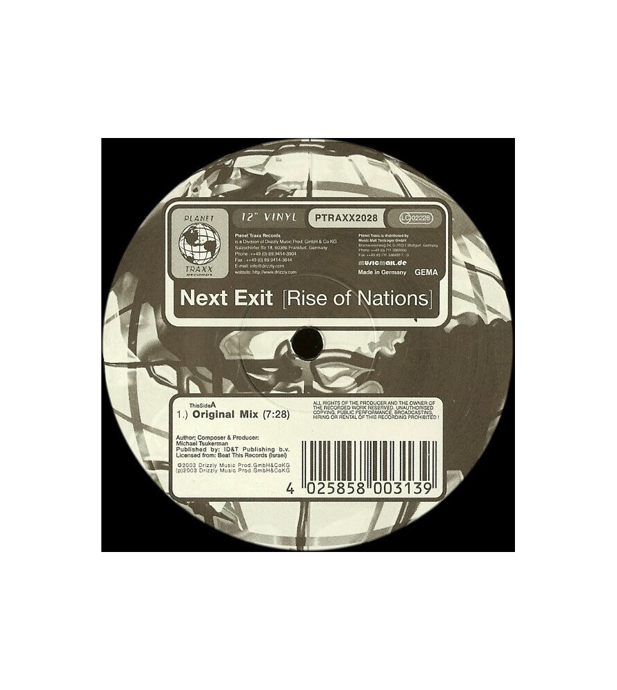 Next Exit ‎– Rise Of Nations (MELODIÓN¡ RECOMENDADO DJ PATRY)