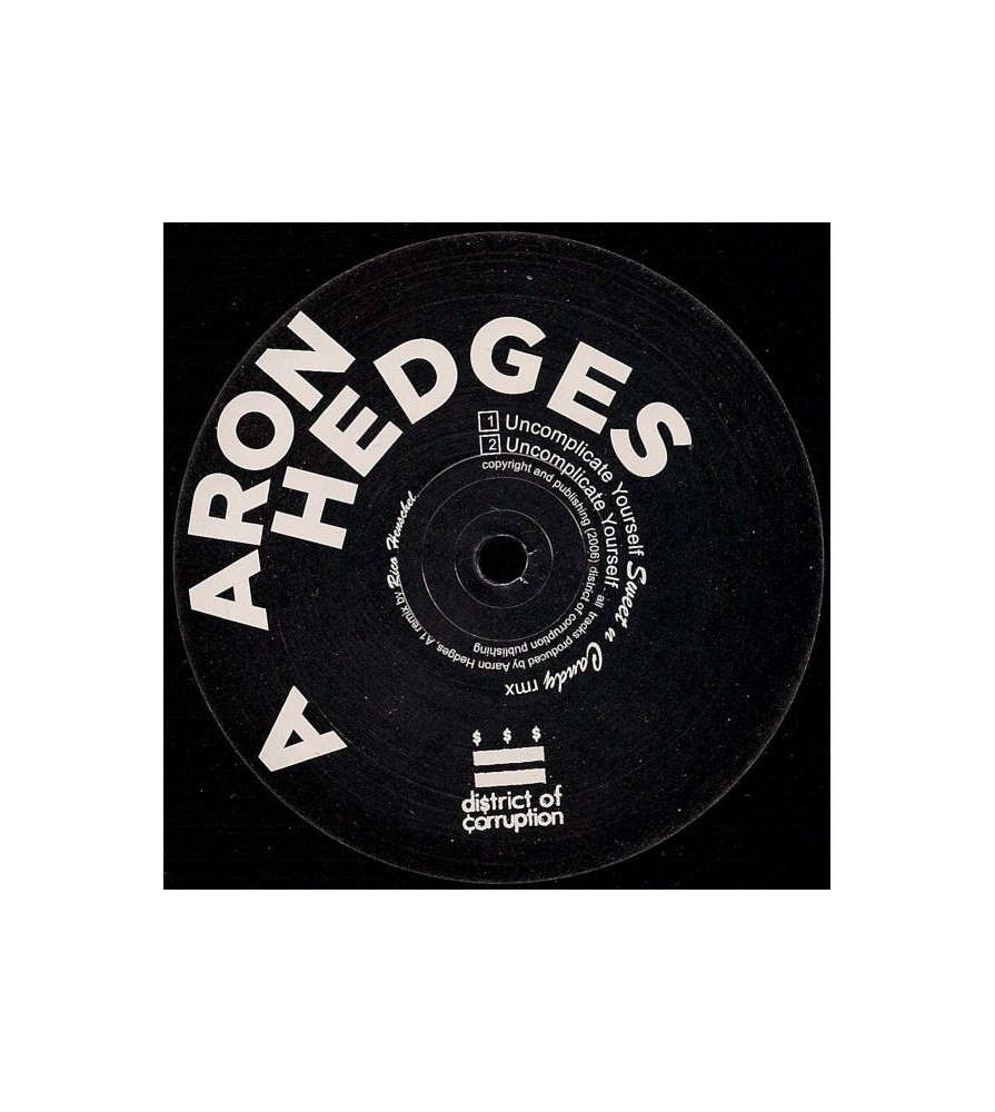 Aaron Hedges ‎– Best Club In The World EP 