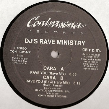 DJ's Rave Ministry - Rave You(2 MANO,REMEMBER 90'S)