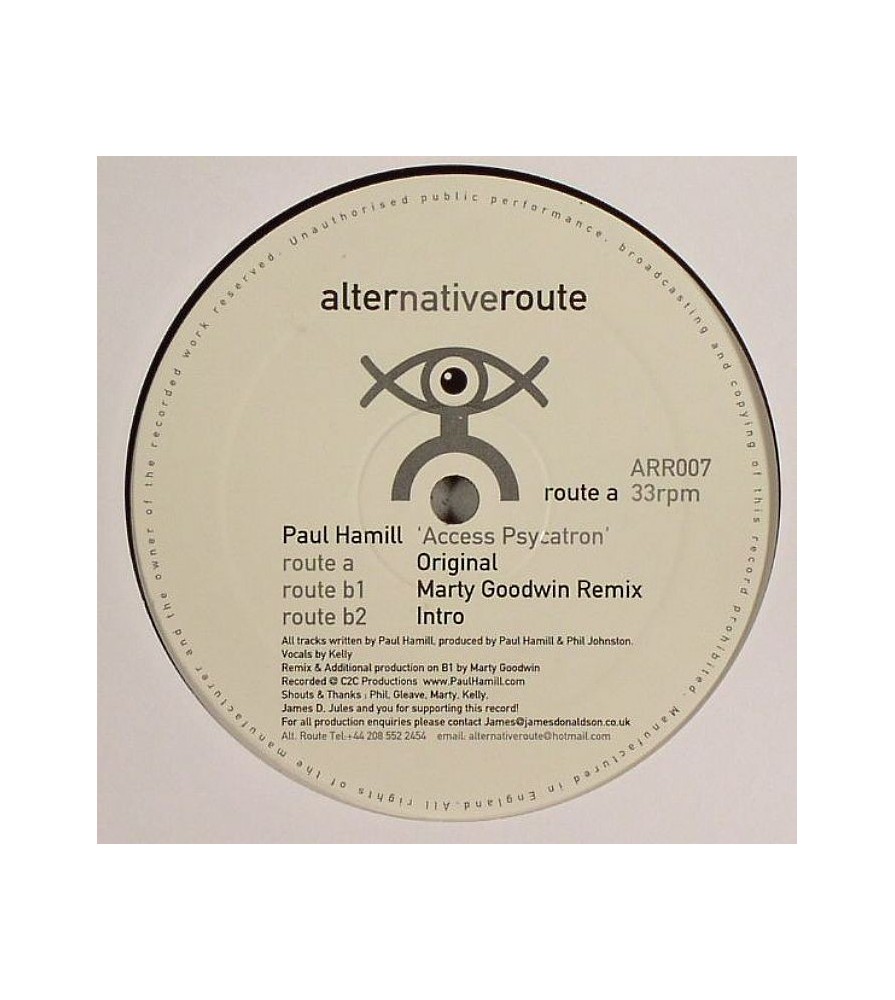 Paul Hamill ‎– Access Psycatron 
