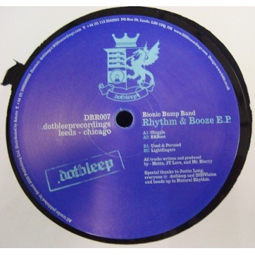 Bionic Bump Band ‎– Rhythm & Booze EP
