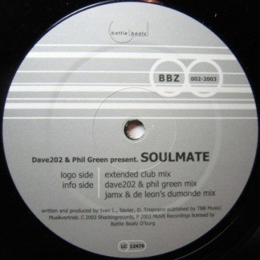 Dave202 & Phil Green Present. Soulmate ‎– Moments Of Silence