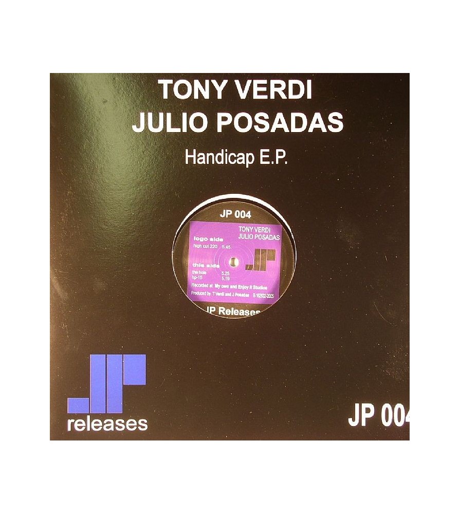 Tony Verdi & Julio Posadas ‎– Handicap EP