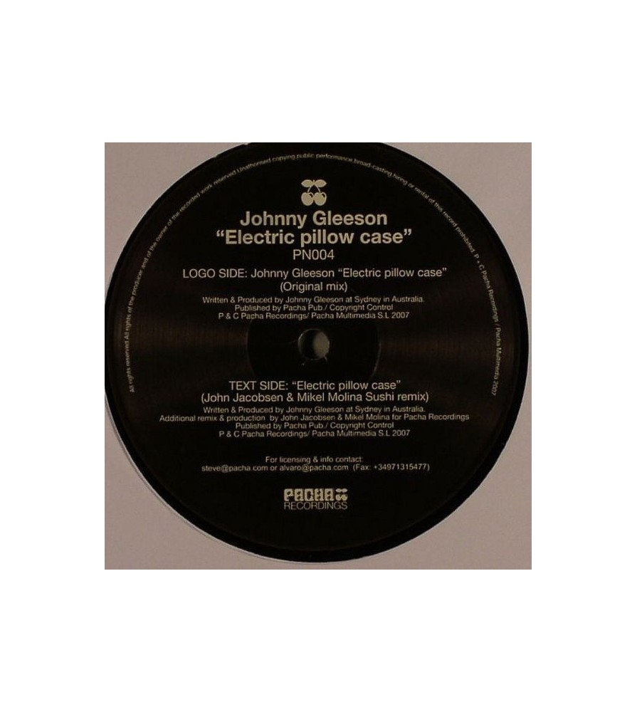 Johnny Gleeson ‎– Electric Pillow Case 