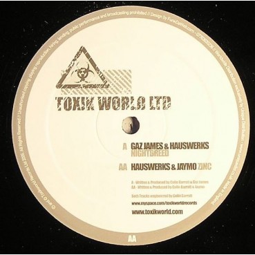 Gaz James & Hauswerks ‎– Nightbreed / Hauswerks & Jaymo - Zinc 