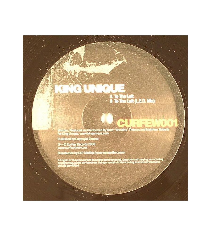 King Unique ‎– To The Left 