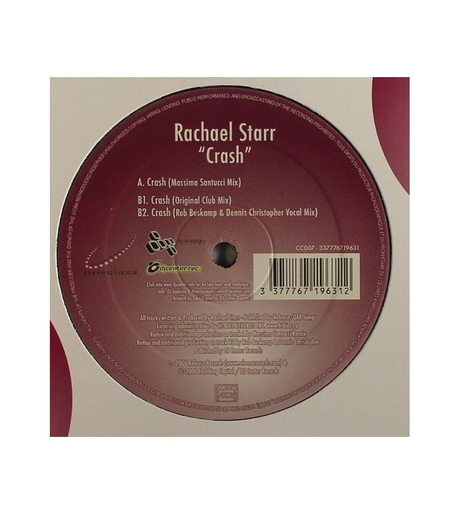 Rachael Starr ‎– Crash 