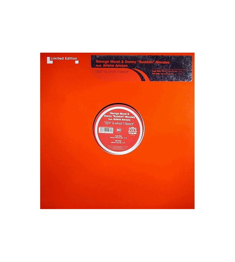  George Morel & Danny Buddah Morales Feat. Arlene Amaya ‎– Sex Is What I Need 