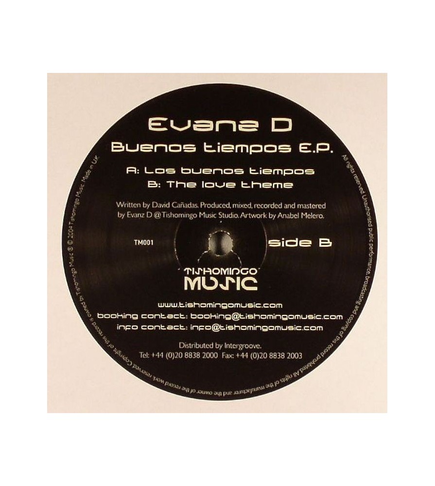 Evanz D ‎– Buenos Tiempos EP