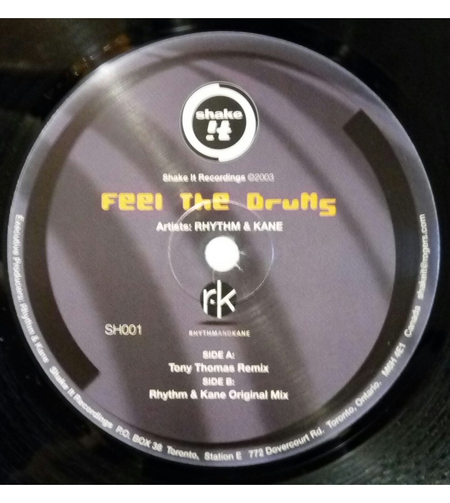 Rhythm & Kane ‎– Feel The Drums