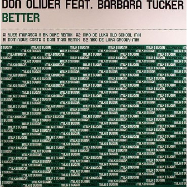 Don Oliver Feat. Barbara Tucker ‎– Better 