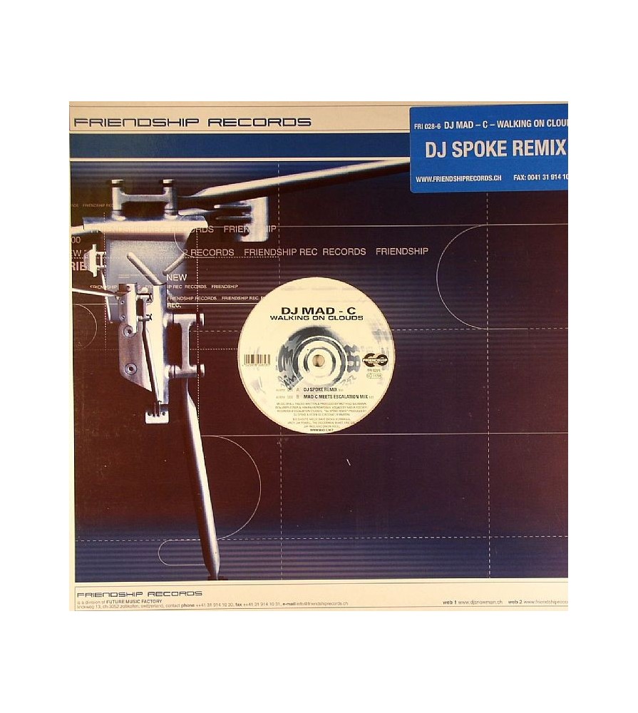 DJ Mad-C ‎– Walking On Clouds