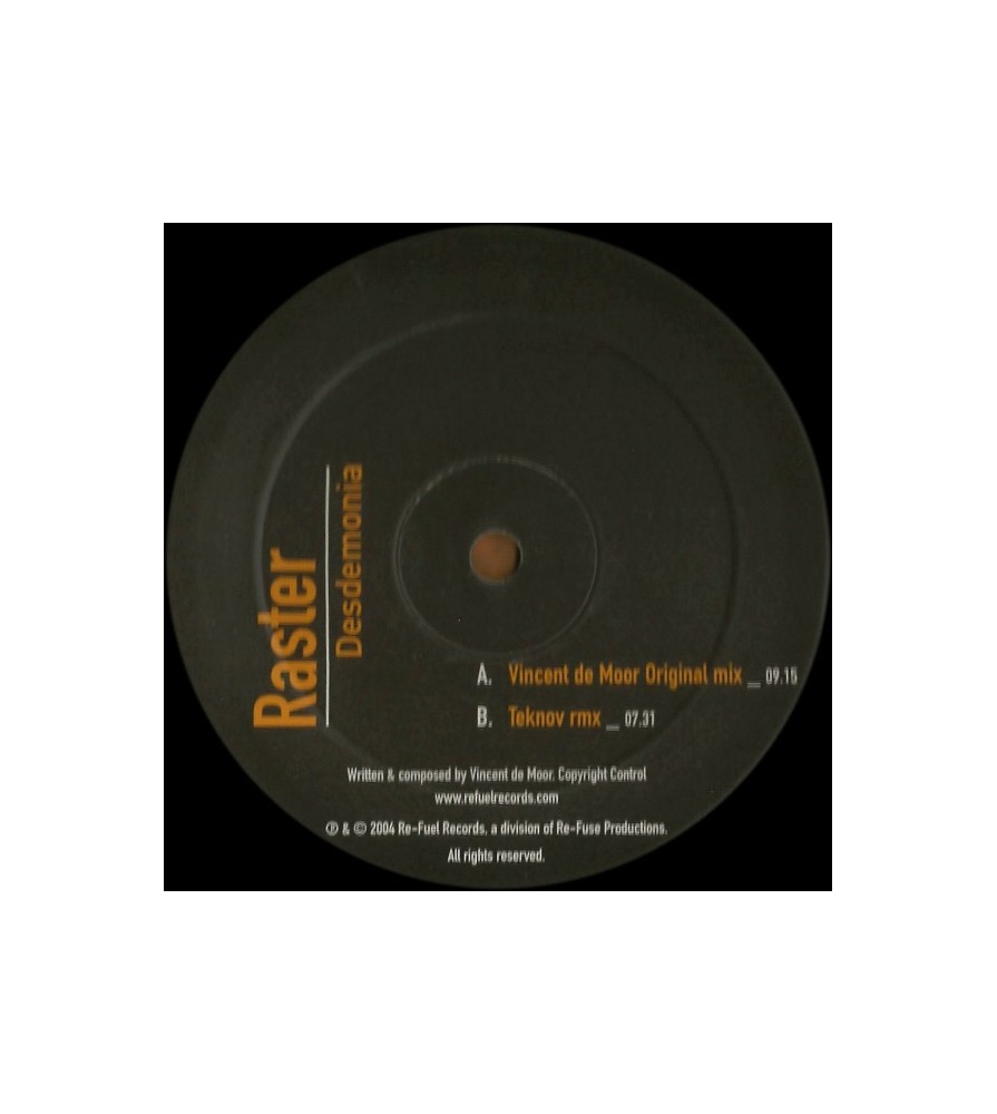 Raster  ‎– Desdemonia (Vincent De Moor remix)