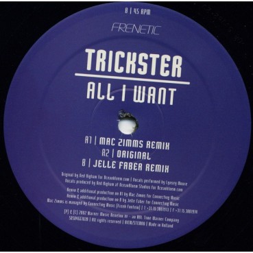 Trickster ‎– All I Want