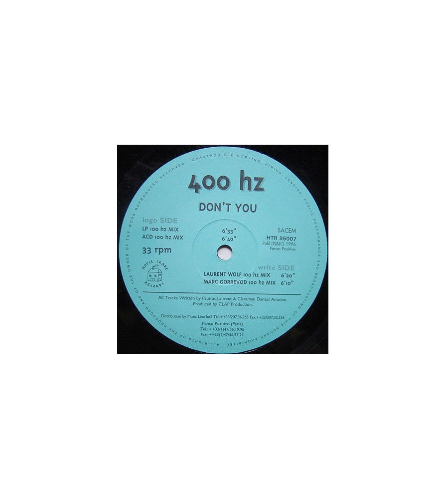 400 Hz ‎– Don't You