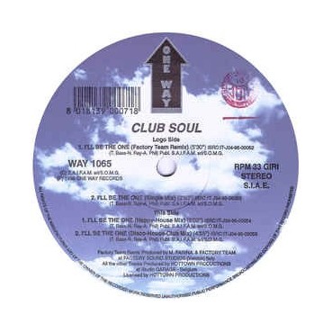 Club Soul ‎– I'll Be The One