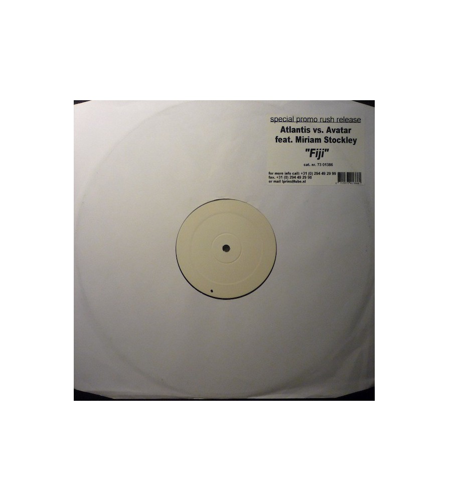 Atlantis Vs Avatar - Fiji(2 MANO,TEST PRESSING)