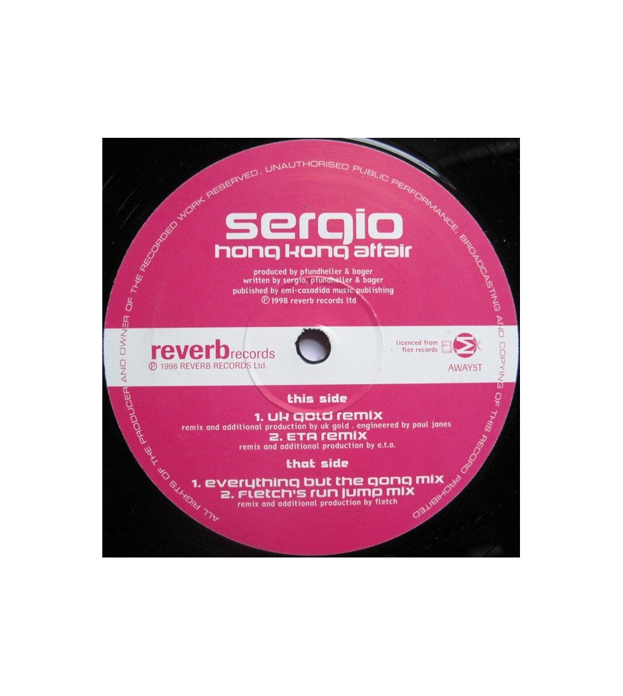 Sergio ‎– Hong Kong Affair 