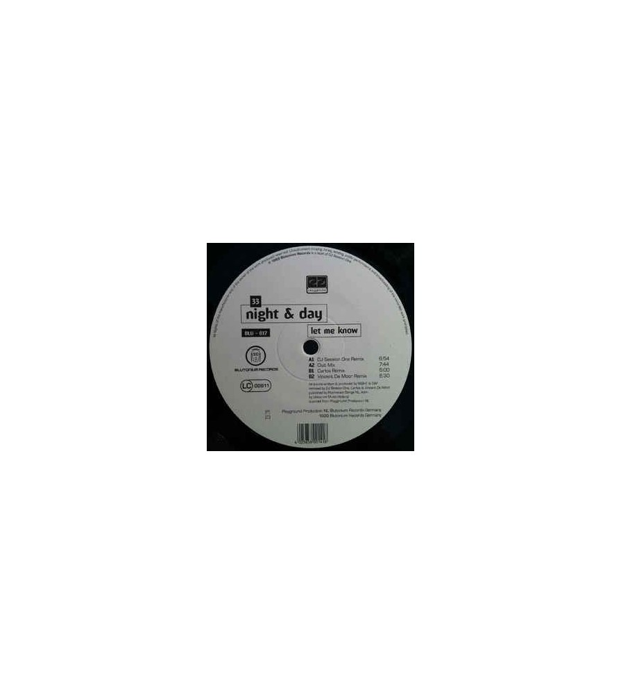 Night & Day ‎– Let Me Know (BLUTONIUM RECORDS)