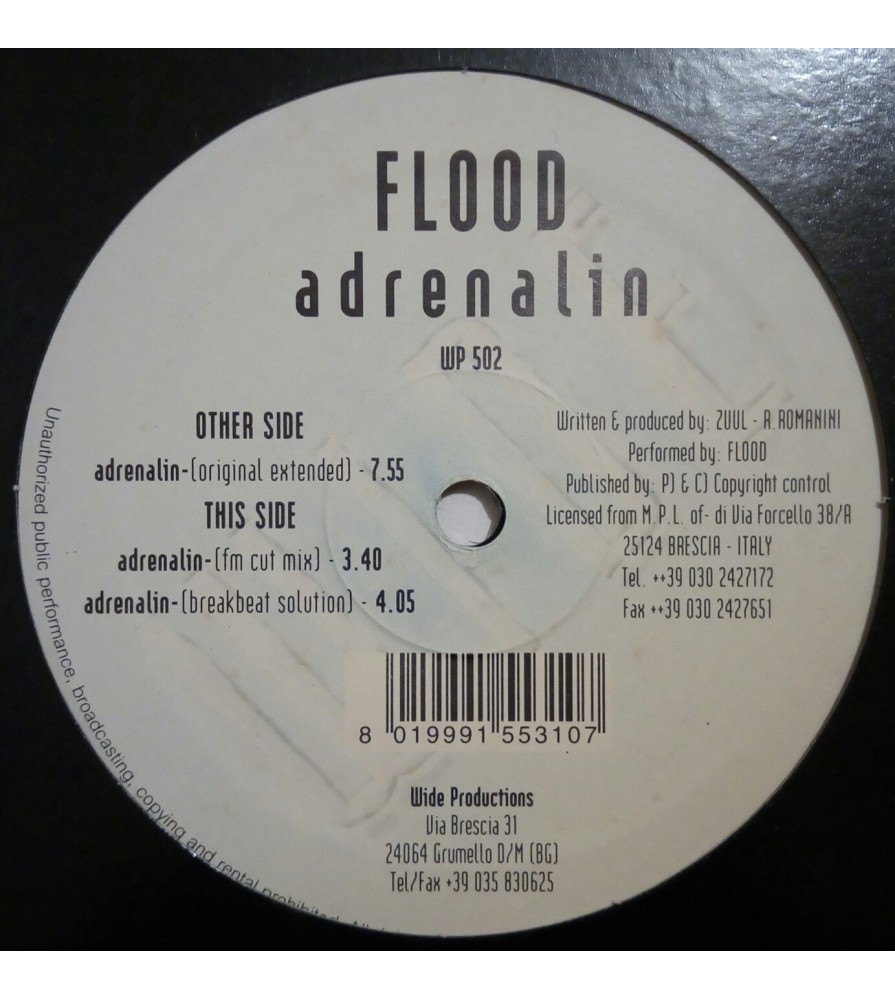 Flood ‎– Adrenalin