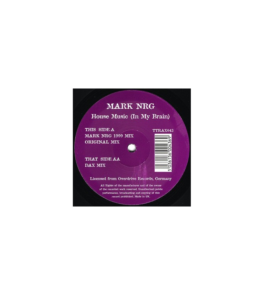 Mark NRG ‎– House Music (In My Brain) 