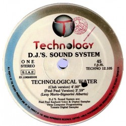 DJ's Sound System ‎– Technological Water 