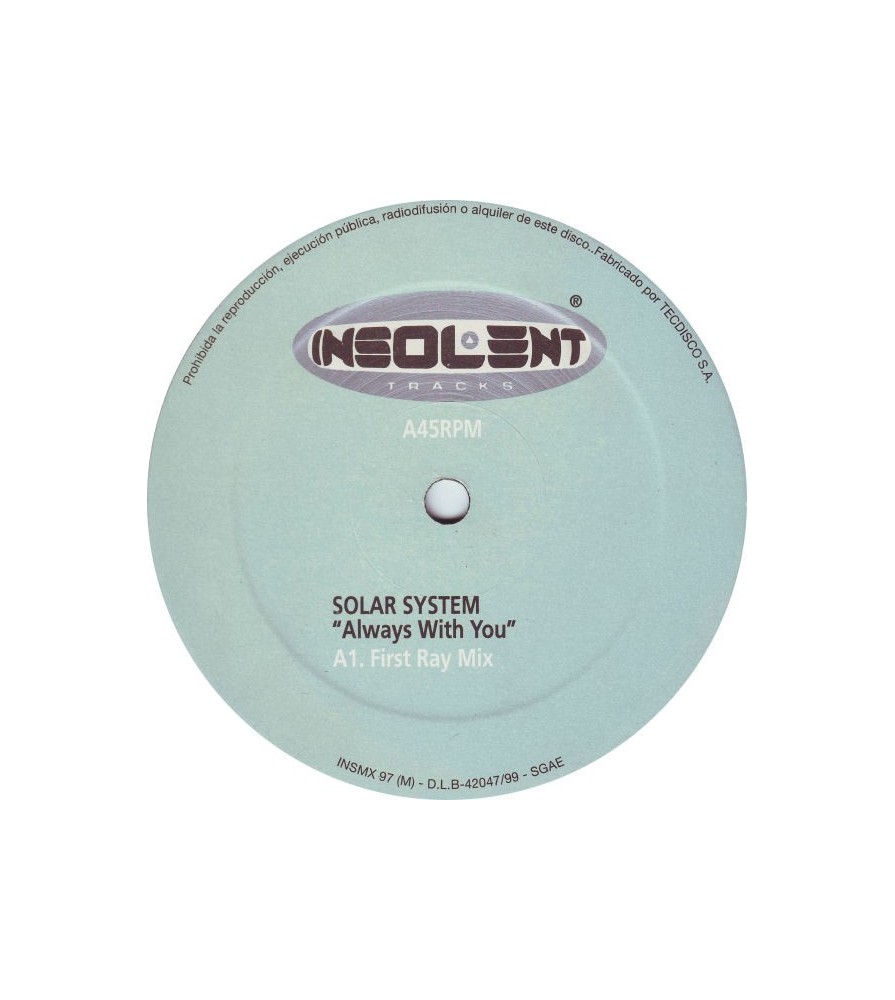 Solar System - Always With You (TEMAZO COLISEUM¡¡)