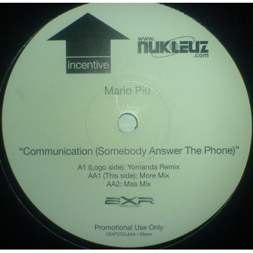 Mario Piu - Communication (EL TEMA DEL TELEFONO¡¡ IMPORT¡¡)