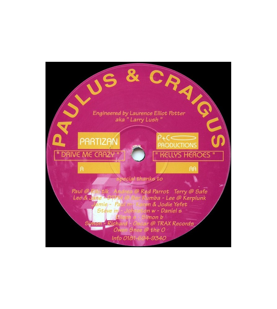 Partizan ‎– Drive Me Crazy 