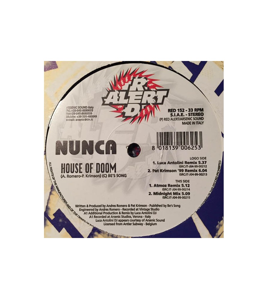 Nunca - House Of Doom(TEMAZO REMEMBER¡¡ IMPORT NUEVO¡)