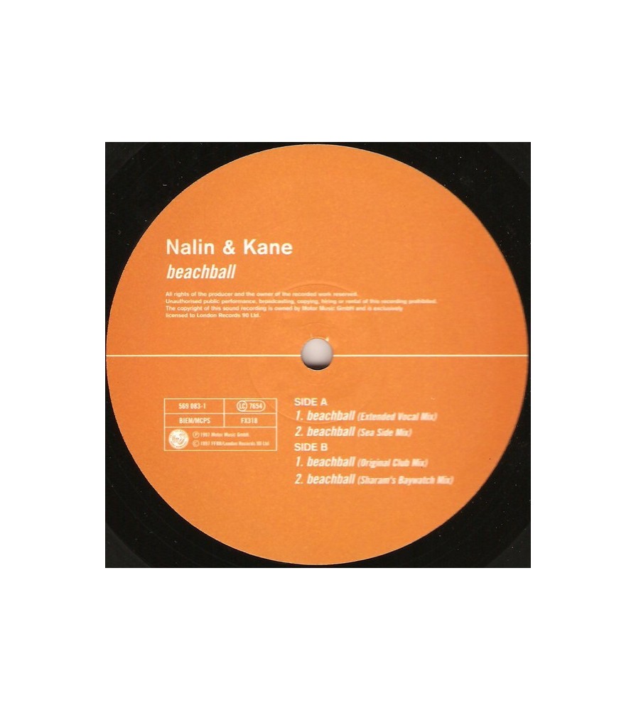 Nalin & Kane ‎– Beachball (CORTE VOCAL¡)