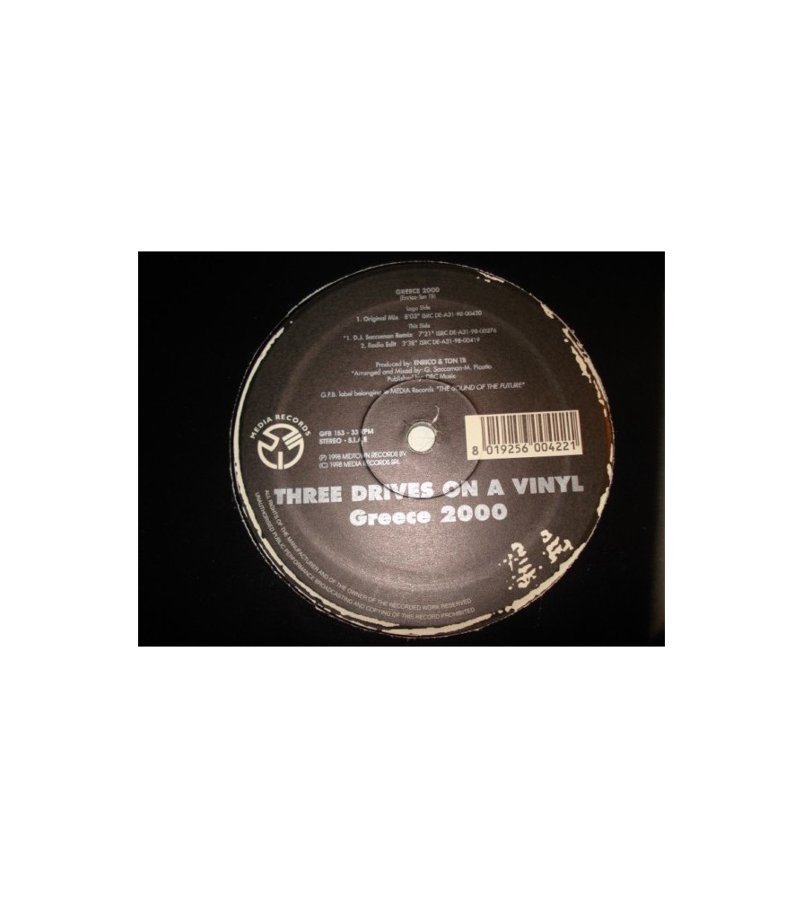 Three Drives On A Vinyl ‎– Greece 2000 (GFB RECORDS)