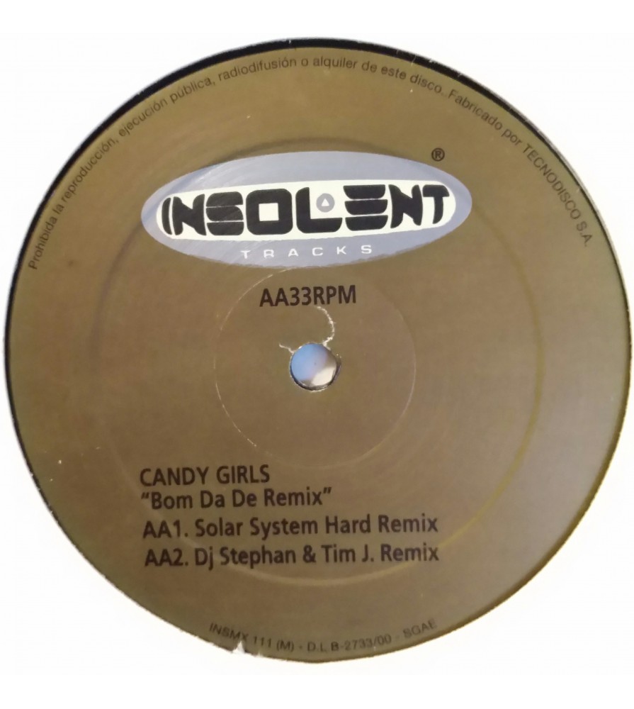 Candy Girls - Bom Da De (EDICIÓN ORIGINAL¡¡ Incluye remix Jordi Robles & Original¡¡)