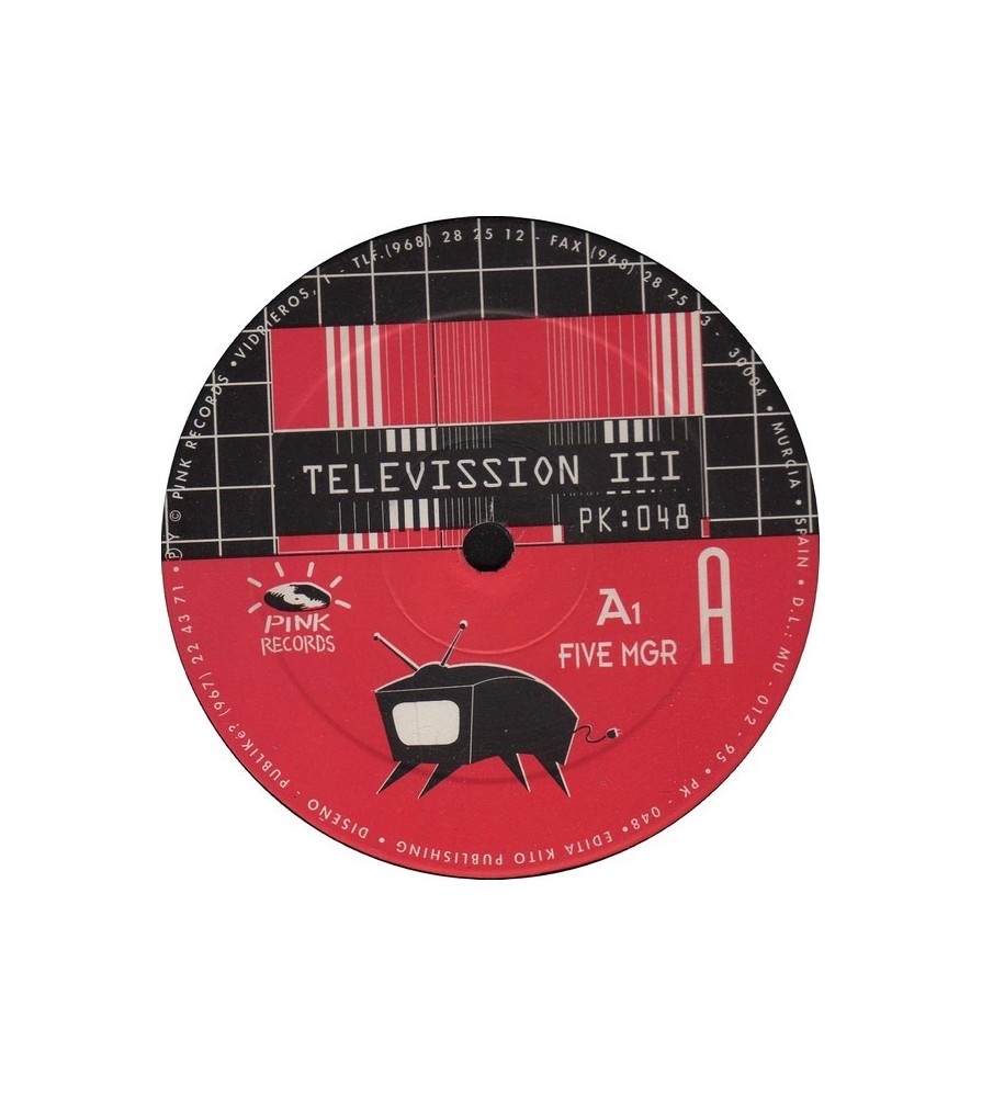 Television-5 miligrams( PINK RECORDS,2 MANO,COPIA UNICA EN PERFECTO ESTADO¡¡)