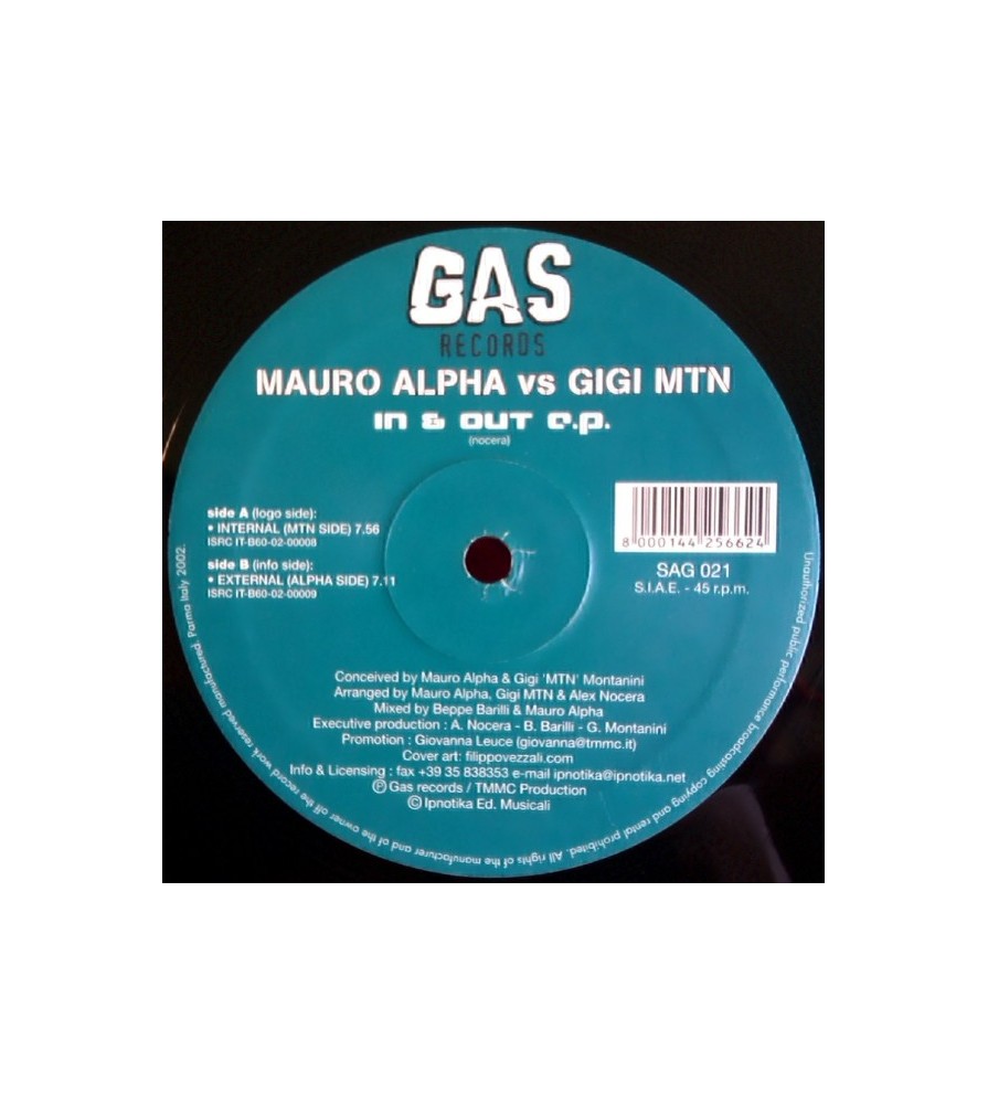Mauro Alpha Vs Gigi MTN ‎– In & Out EP
