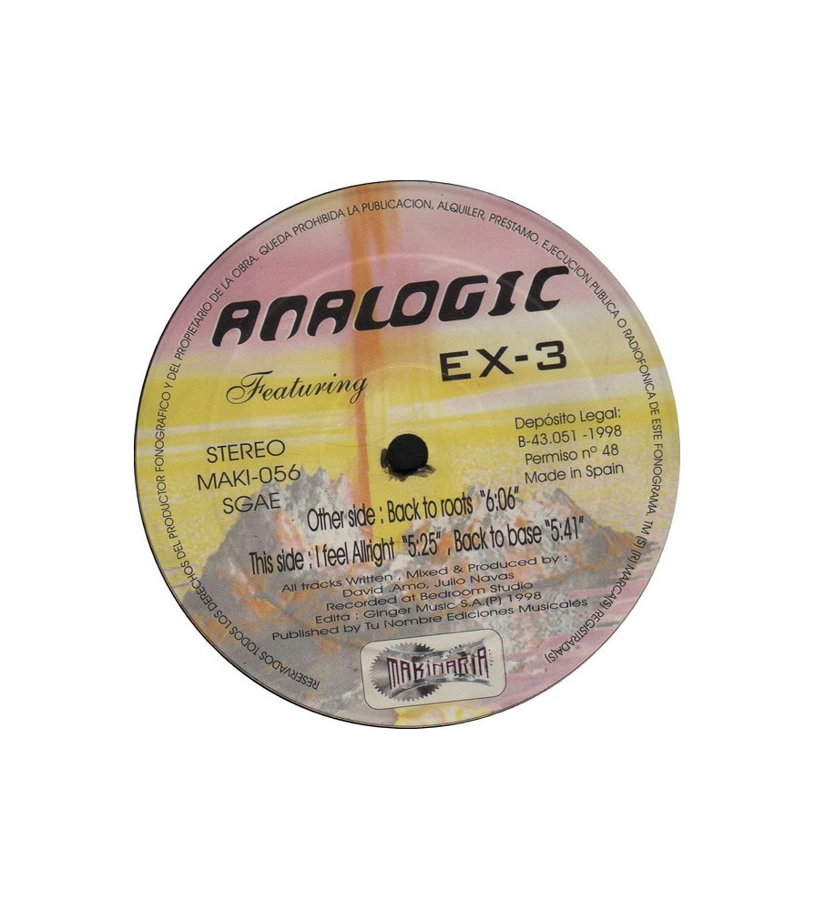 Analogic Featuring Ex-3 – Back To Roots (BUSCADISIMO¡¡ PELOTAZO DEL 98,COLISEUM/CHOCOLATE¡¡)