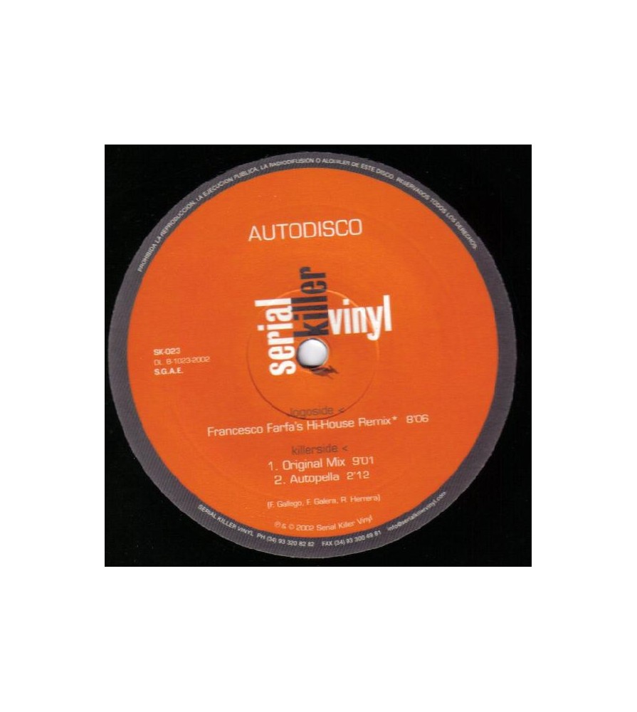  Autodisco ‎– Autodisco 