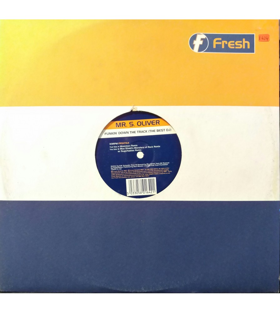 Mr. S Oliver ‎– Funkin' Down The Track(The Best DJ) 